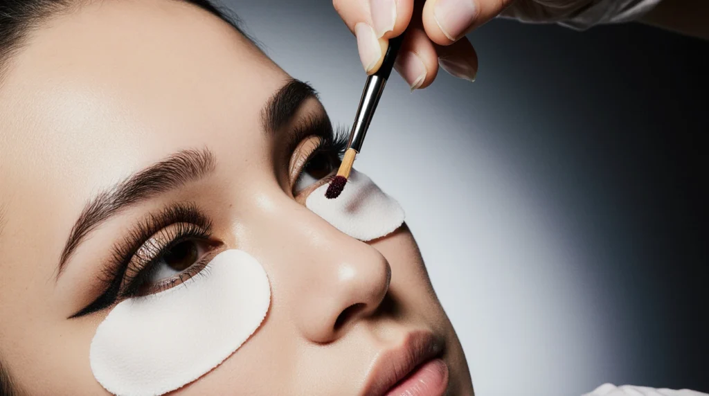 Professional Lash Lift Tint Application