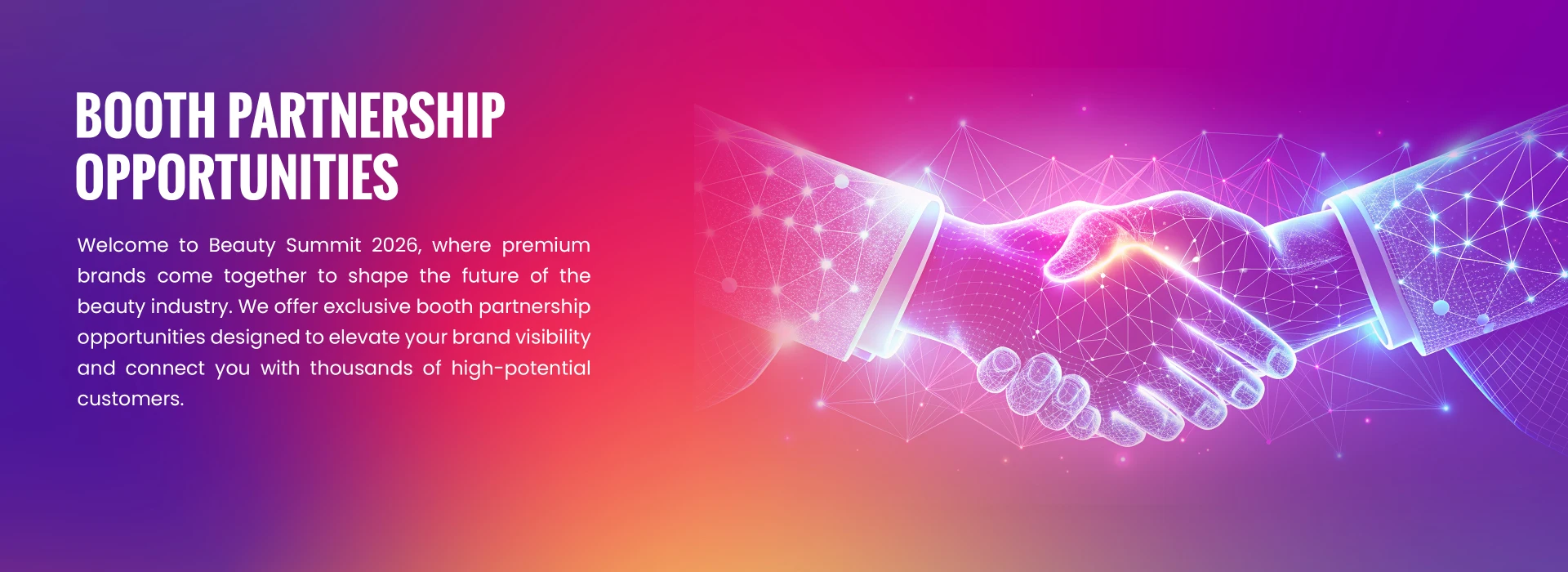 Beauty Summit 2026 Booth Partnership Opportunities