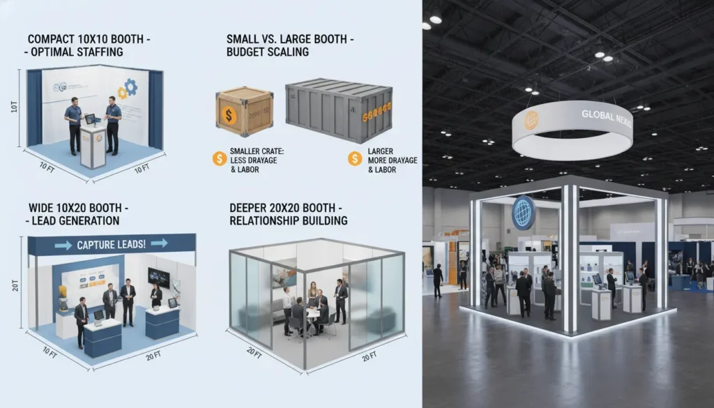 Booth Selection Strategies: Choosing the Perfect Booth Size