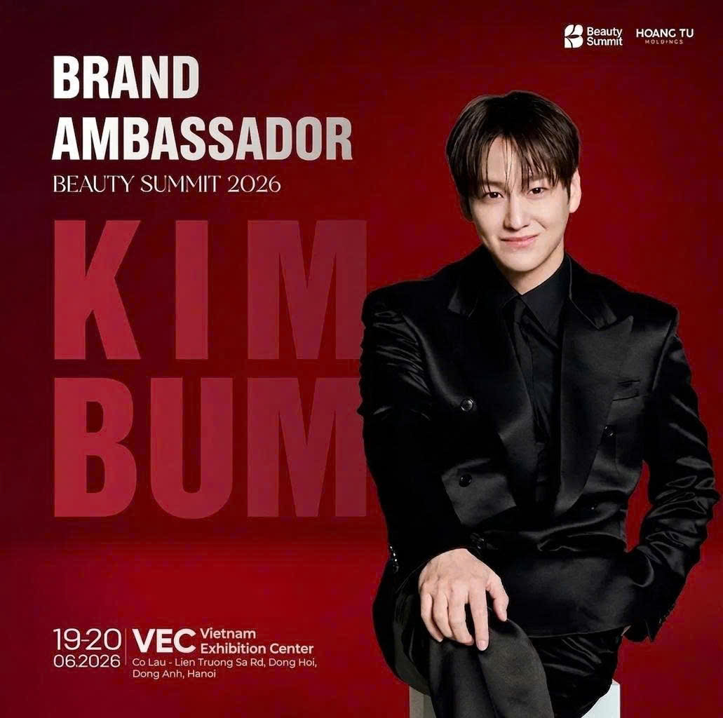 Actor Kim Bum Officially Returns as Brand Ambassador for Beauty Summit 2026