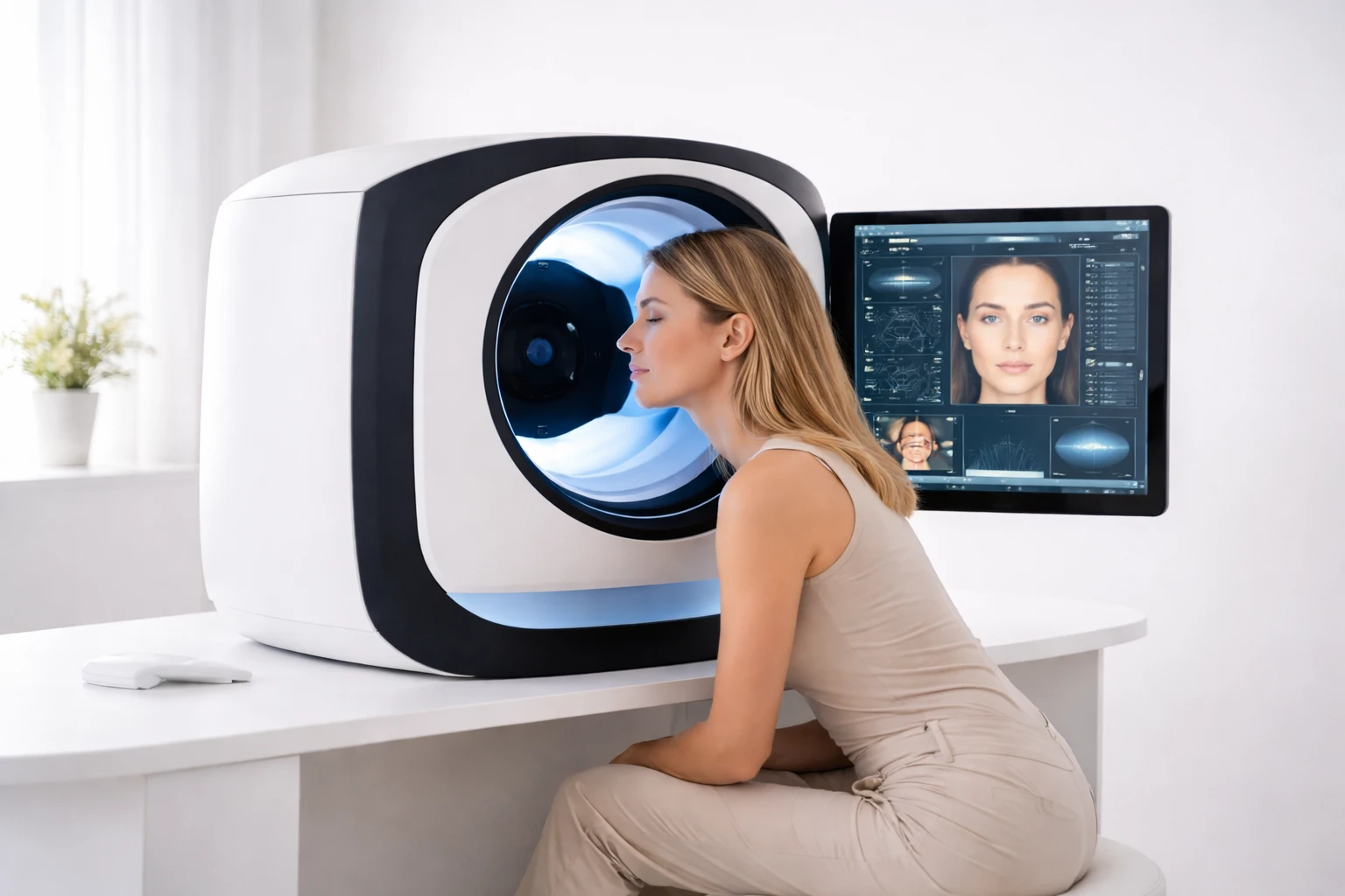 The Strategic Advantage of a Skin Analysis Device in Your Booth