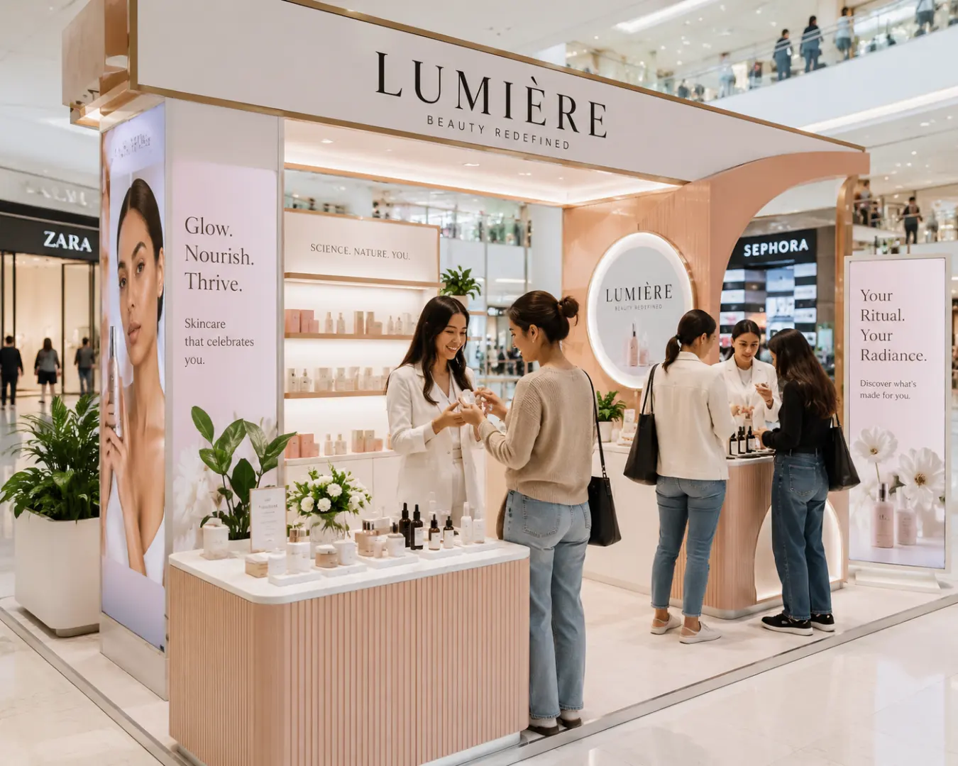 The right KPI for beauty booth evaluation helps you identify when staff performance is dragging down results.