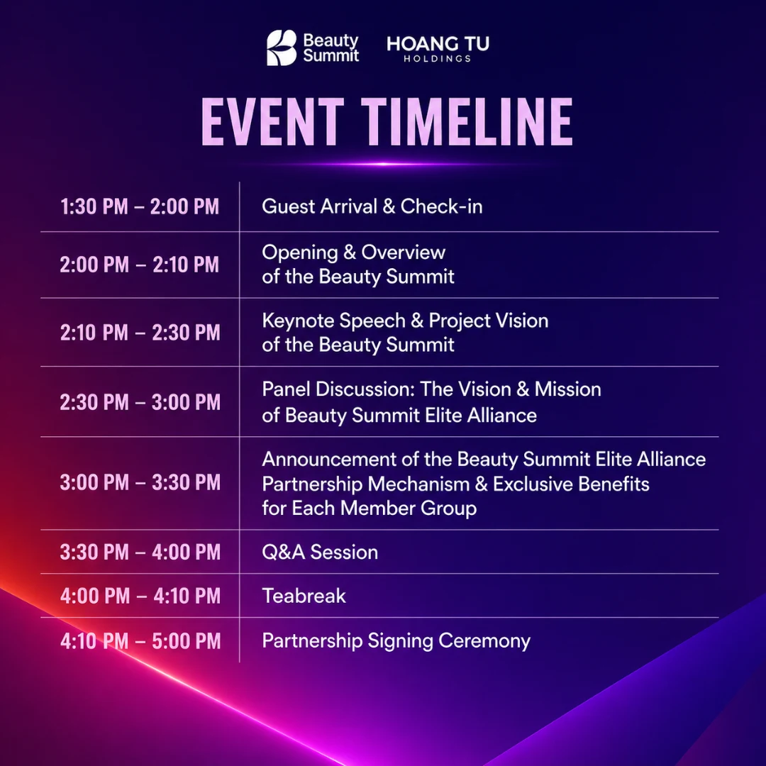 Beauty Summit 2026 Hosts Kick-Off Event and Strategic Media Partnership Signing