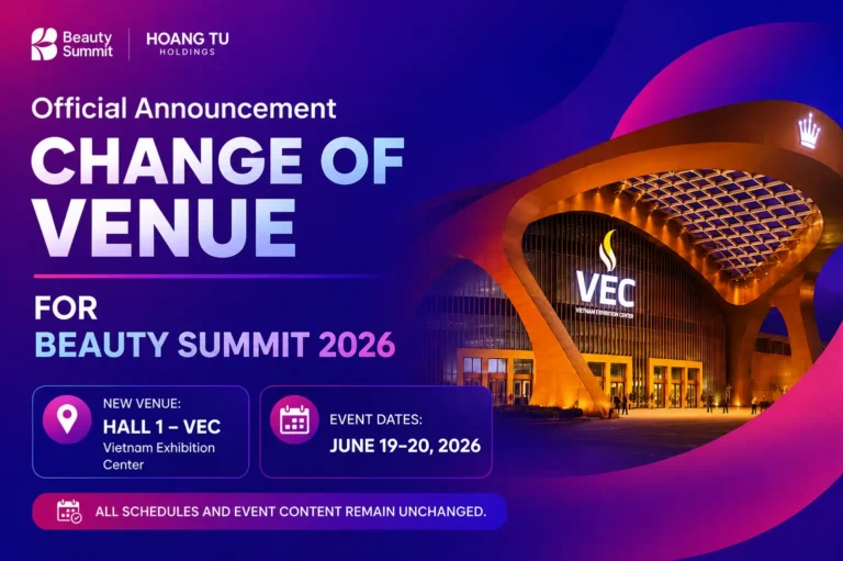 Official Announcement — Venue Change for Beauty Summit 2026