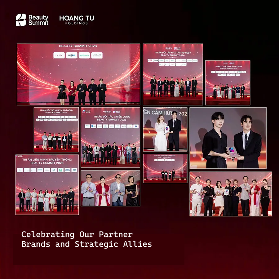 Recognition moments at Beauty Summit 2026 honored the journeys of collaboration, innovation, and growth shared by participating brands and partners.